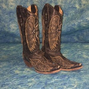 Corral Angel Wing Cross Boots